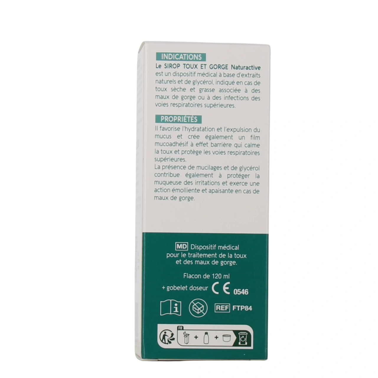 Naturactive Sirop Toux & Gorge - Vue 3