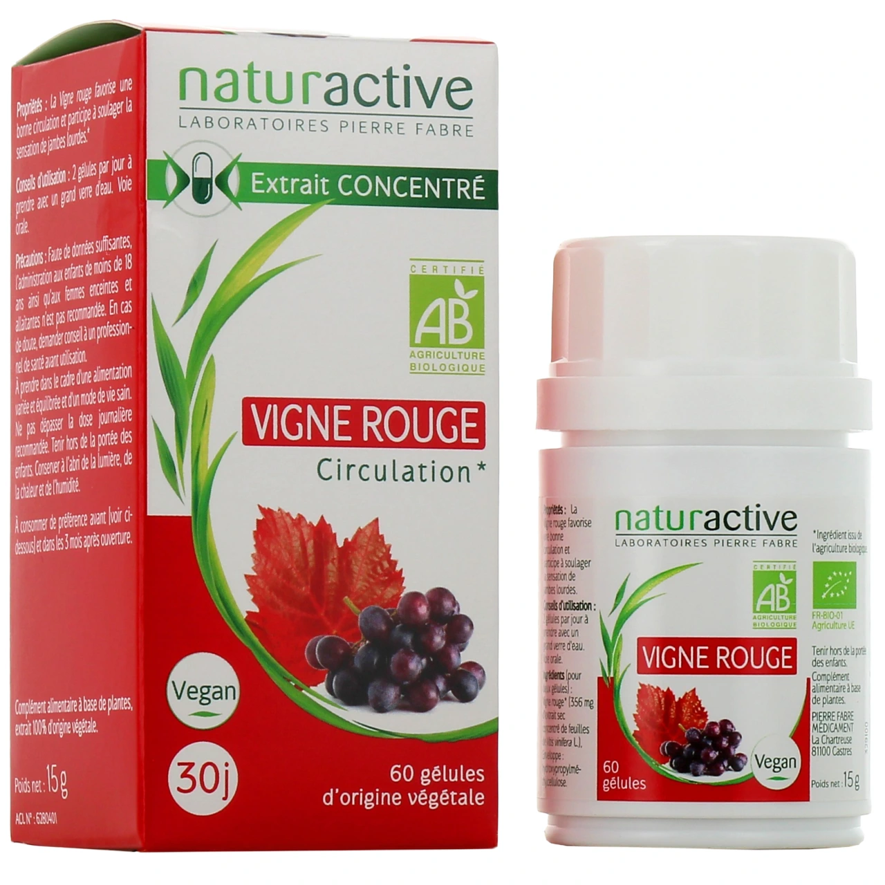 Naturactive Vigne Rouge Bio - Naturactive