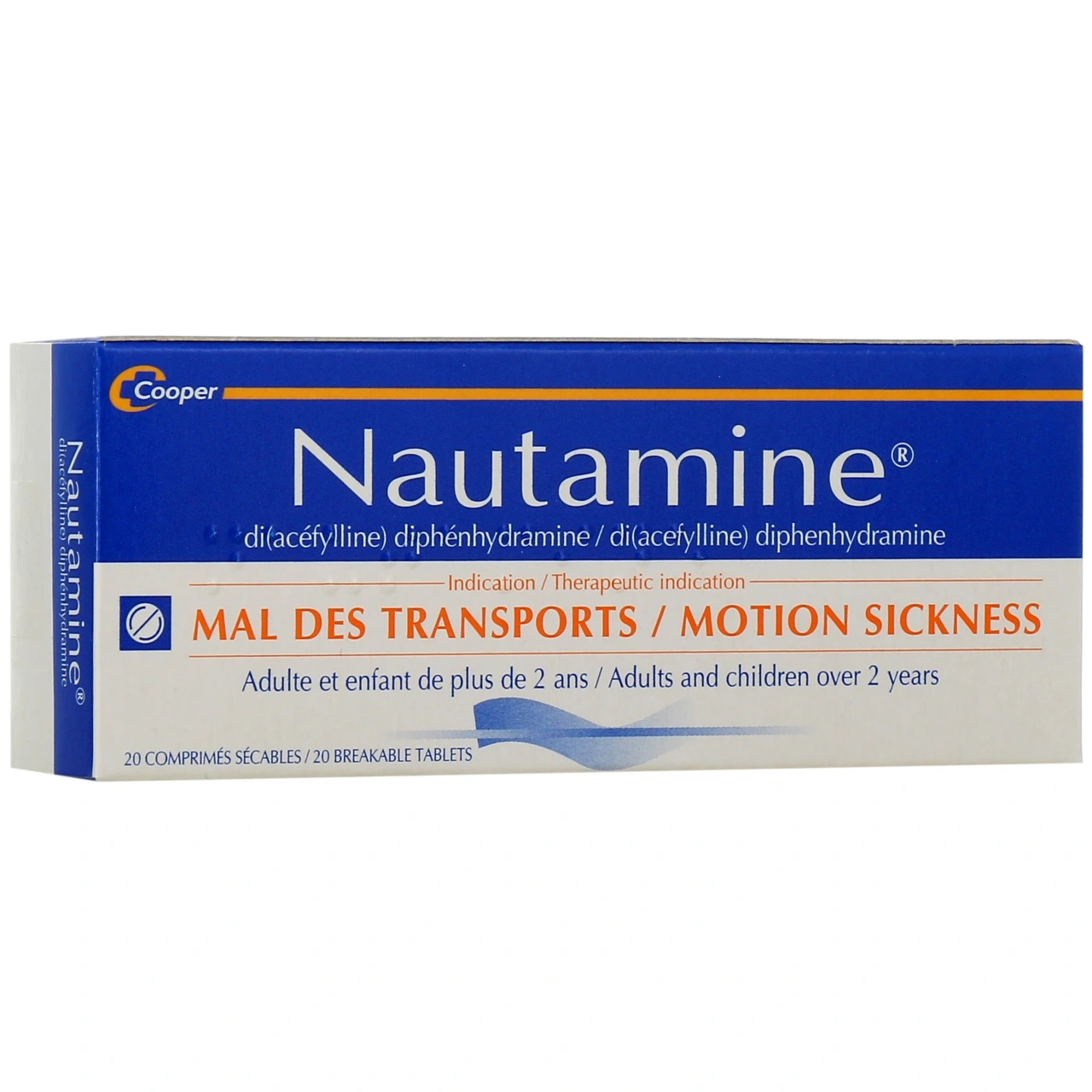 Nautamine Mal des Transports - Cooper