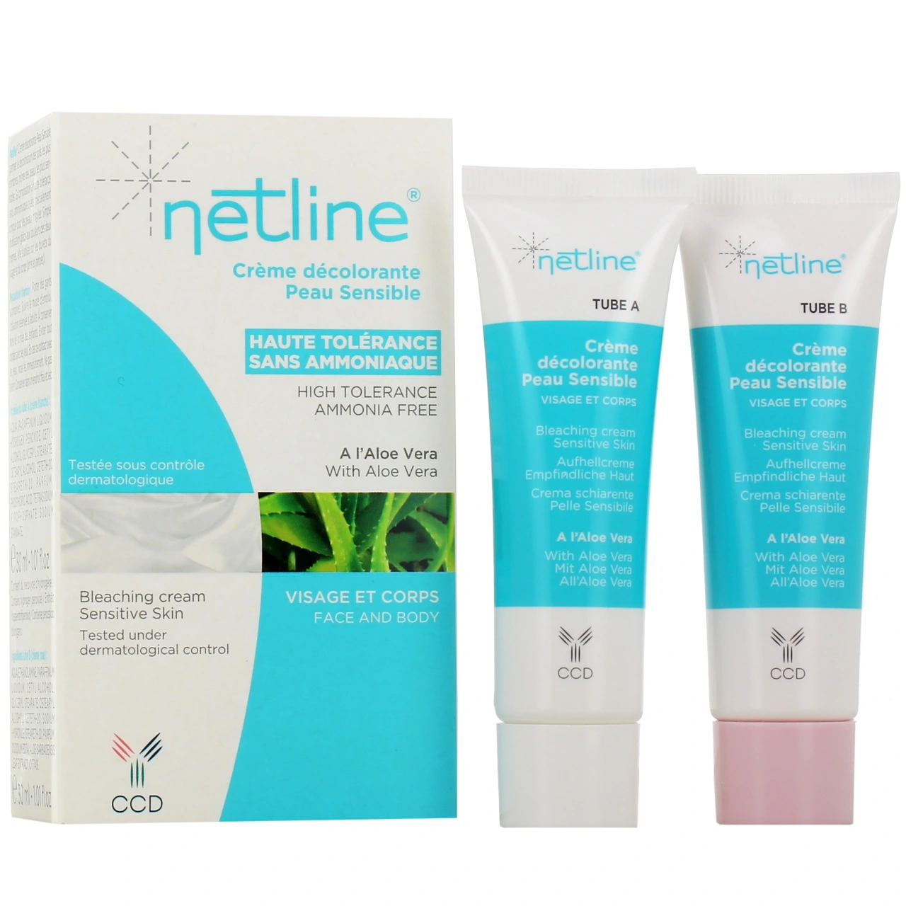 Netline Crème Décolorante Peau Sensible - Netline