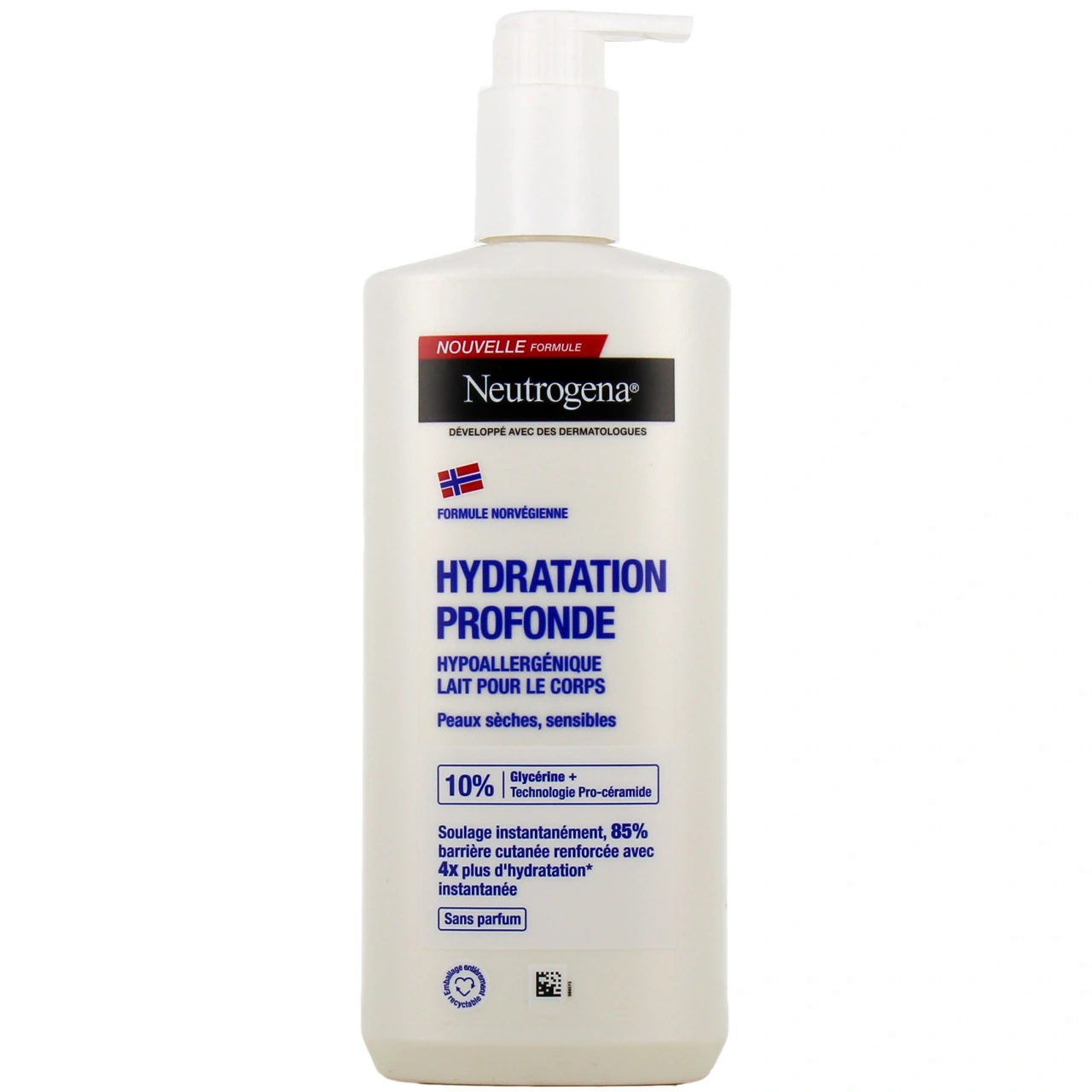 Neutrogena Hydratation Profonde Lait pour le Corps Hypoallergénique - Neutrogena