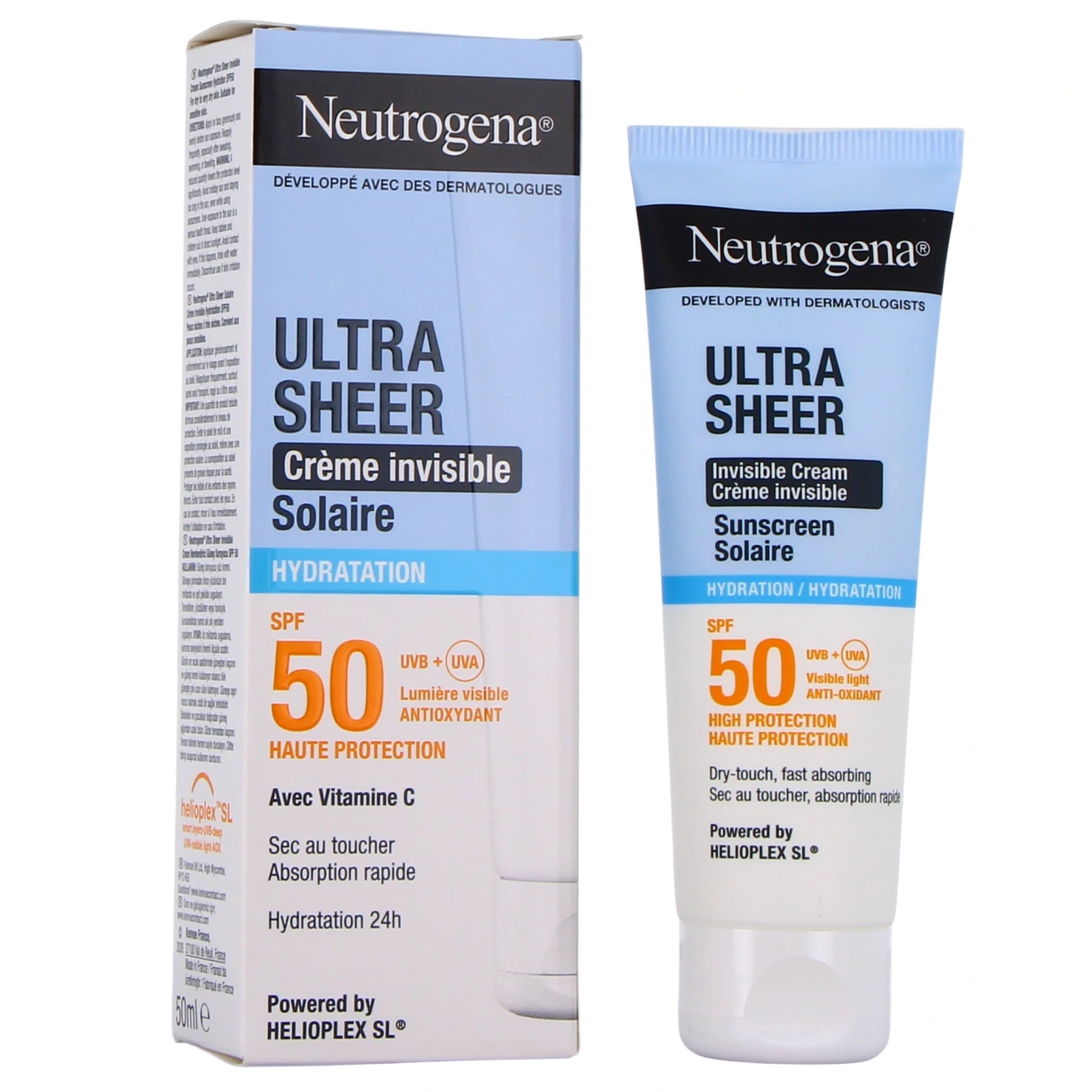 Neutrogena Ultra Sheer Crème Solaire Invisible SPF50 - Neutrogena