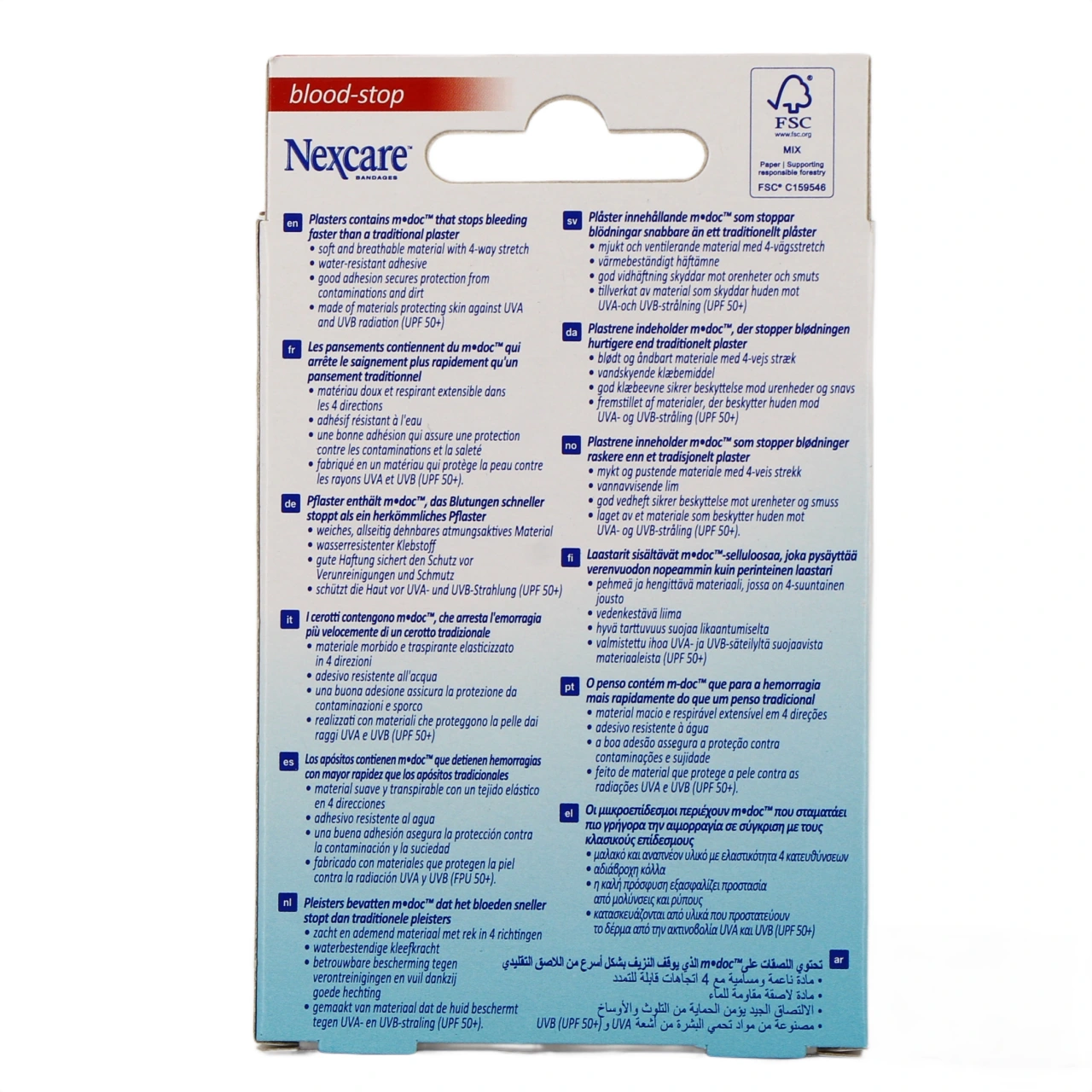 Nexcare Blood-Stop Pansements - Vue 3