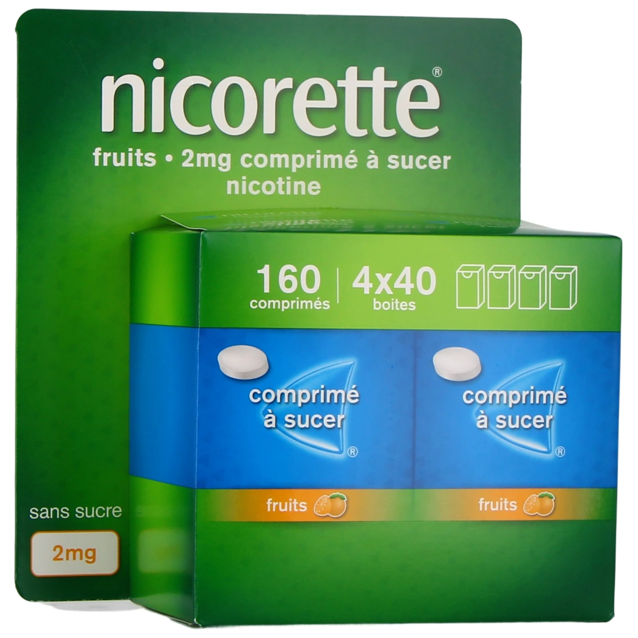 Nicorette 2 mg Comprimés à Sucer - Vue 3