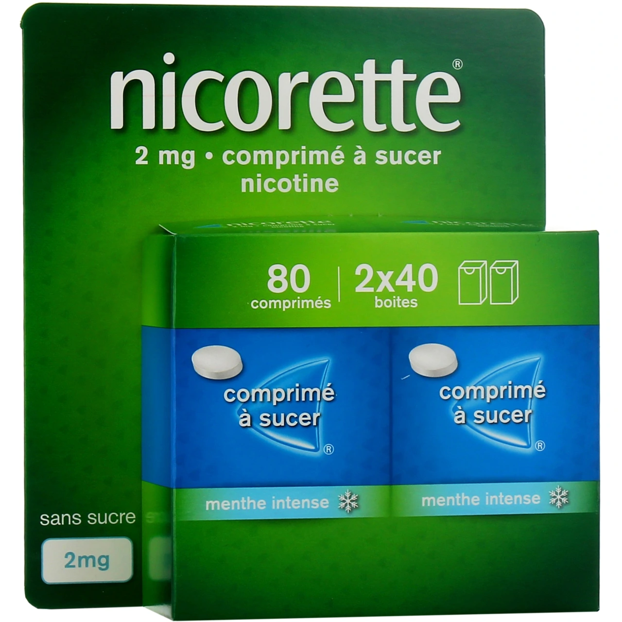 Nicorette 2 mg Comprimés à Sucer - Vue 2