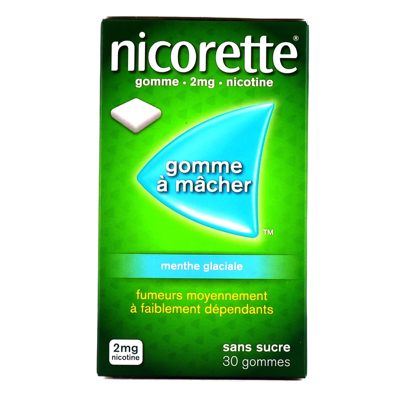 Nicorette gommes 2 mg sans sucre - Vue 7