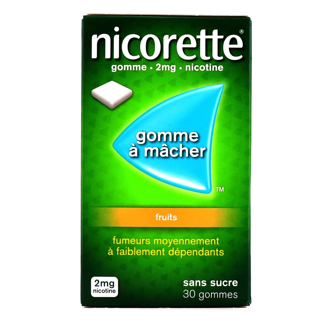 Nicorette gommes 2 mg sans sucre - Vue 14