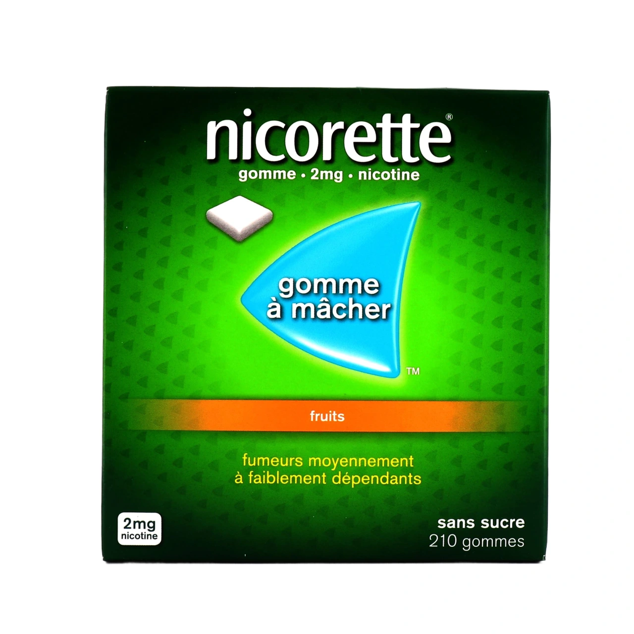 Nicorette gommes 2 mg sans sucre - Vue 18