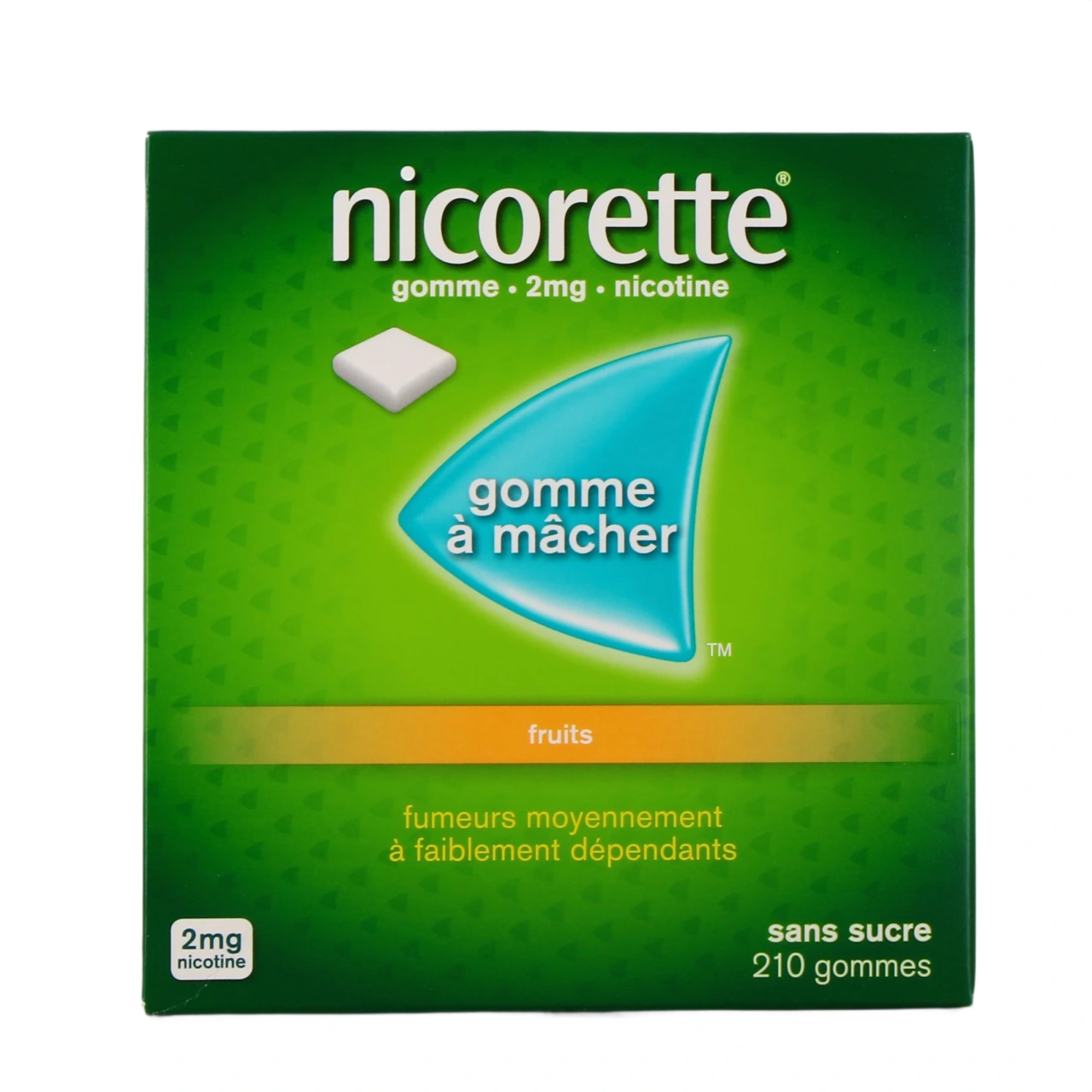 Nicorette gommes 2 mg sans sucre - Vue 31