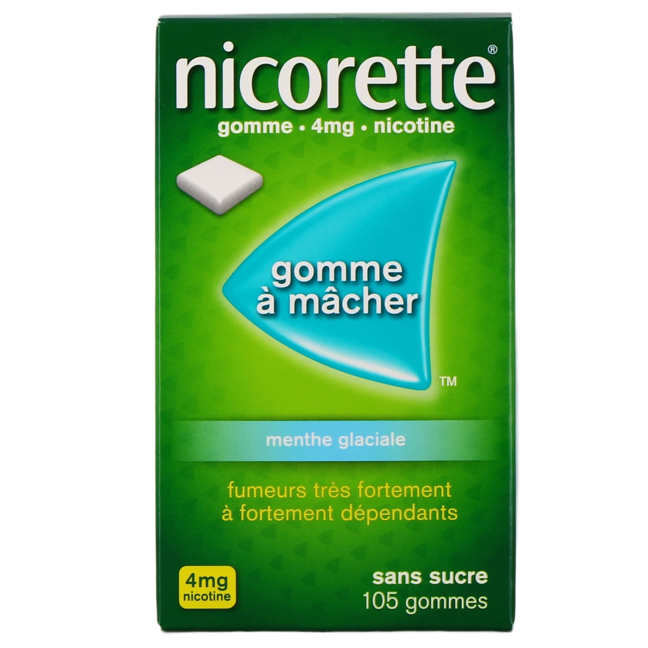 Nicorette gommes 4 mg sans sucre - Vue 9
