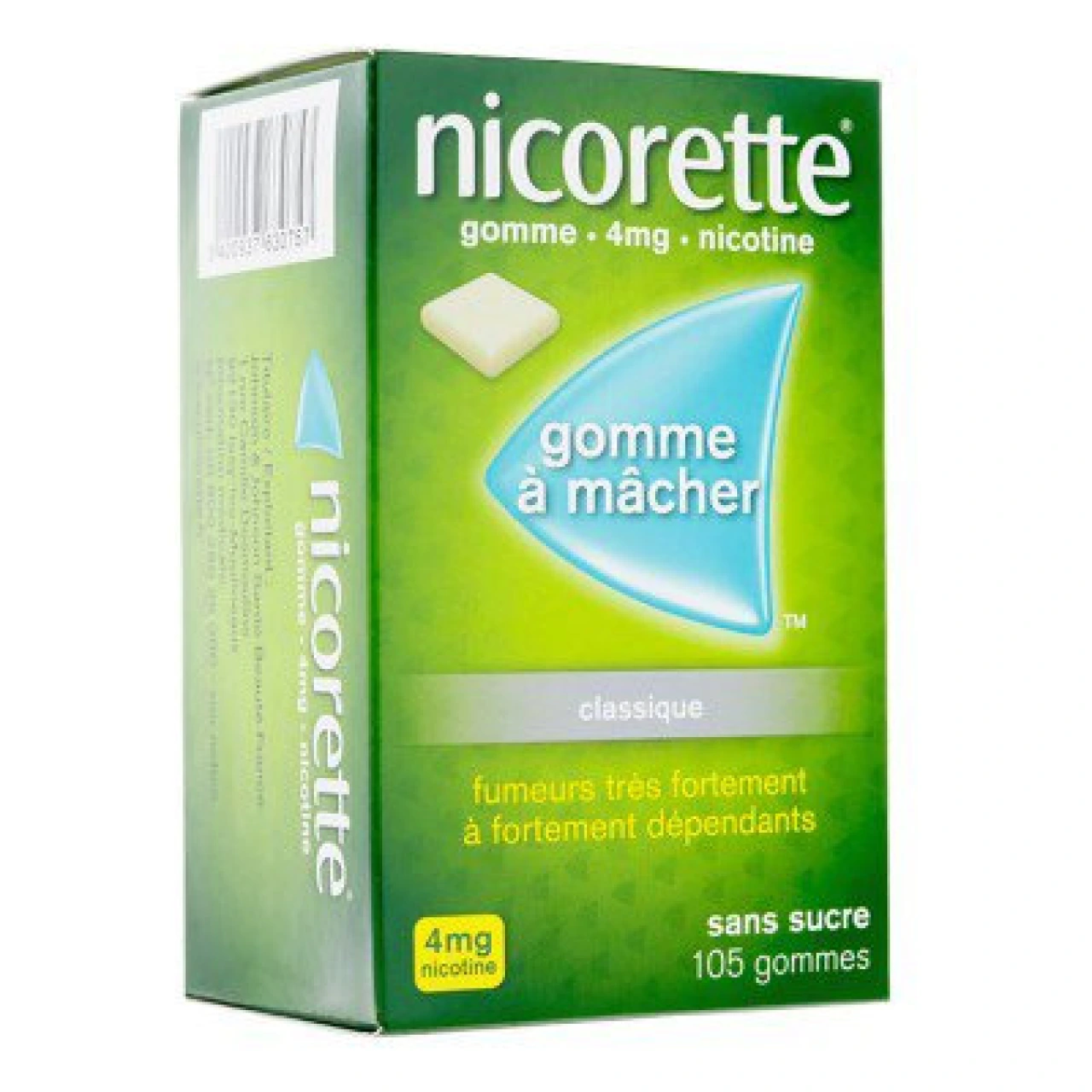 Nicorette gommes 4 mg sans sucre - Vue 5
