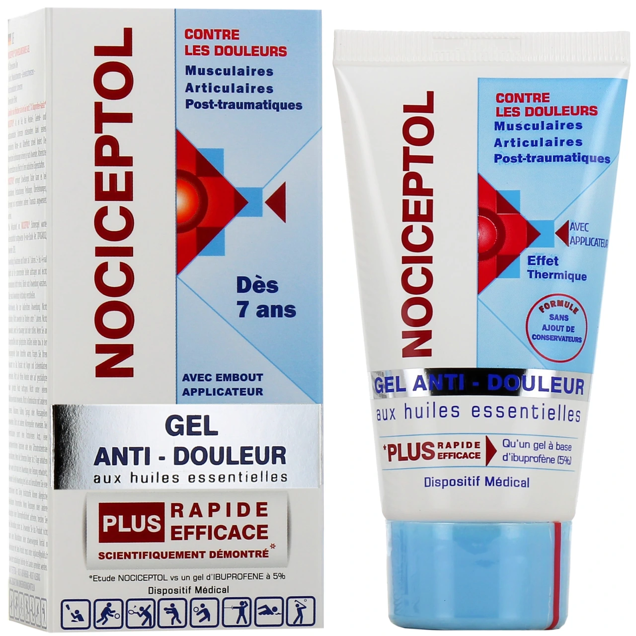 Nociceptol Gel Anti-Douleur Aux Huiles Essentielles - Polidis