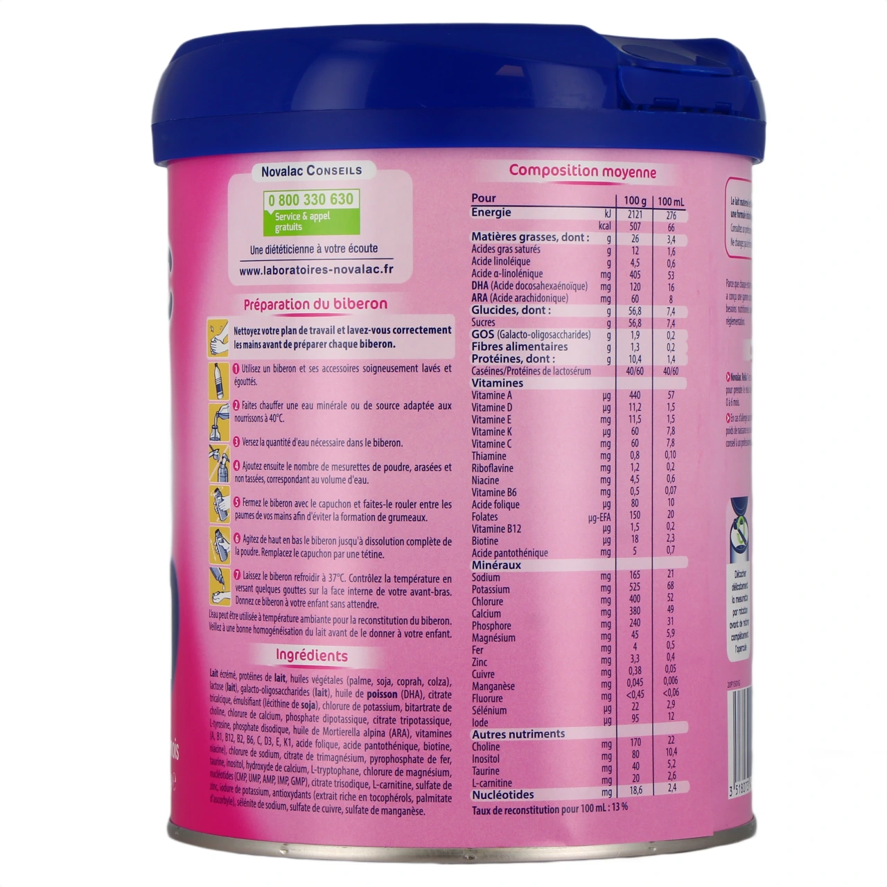 Novalac Relia Lait de Relais - Vue 3