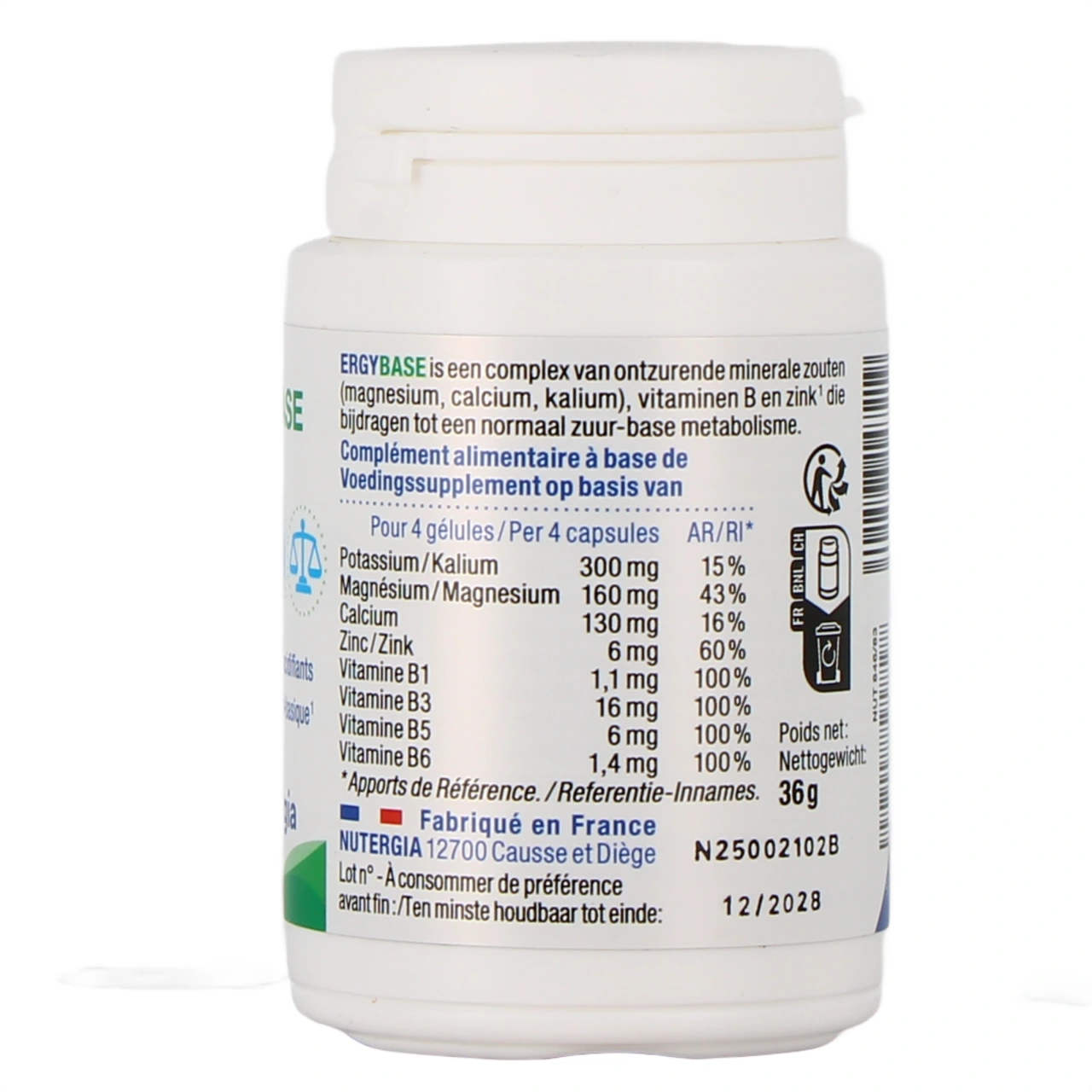 Nutergia Ergybase - Vue 3