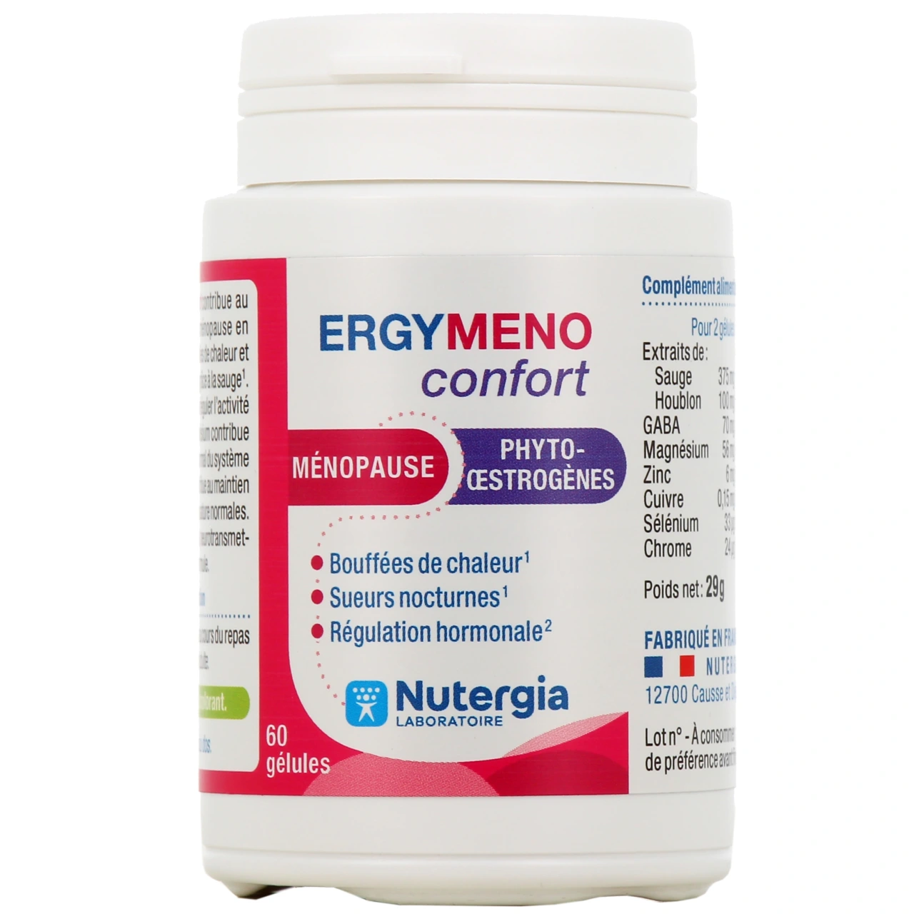 Nutergia Ergymeno Confort Ménopause - Nutergia