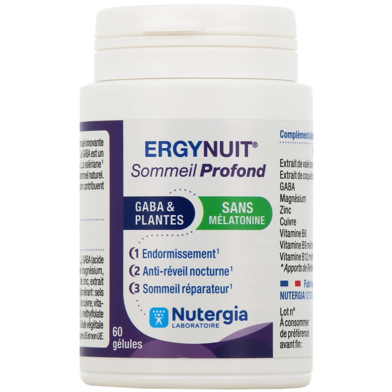 Nutergia Ergynuit Sommeil Profond - Nutergia
