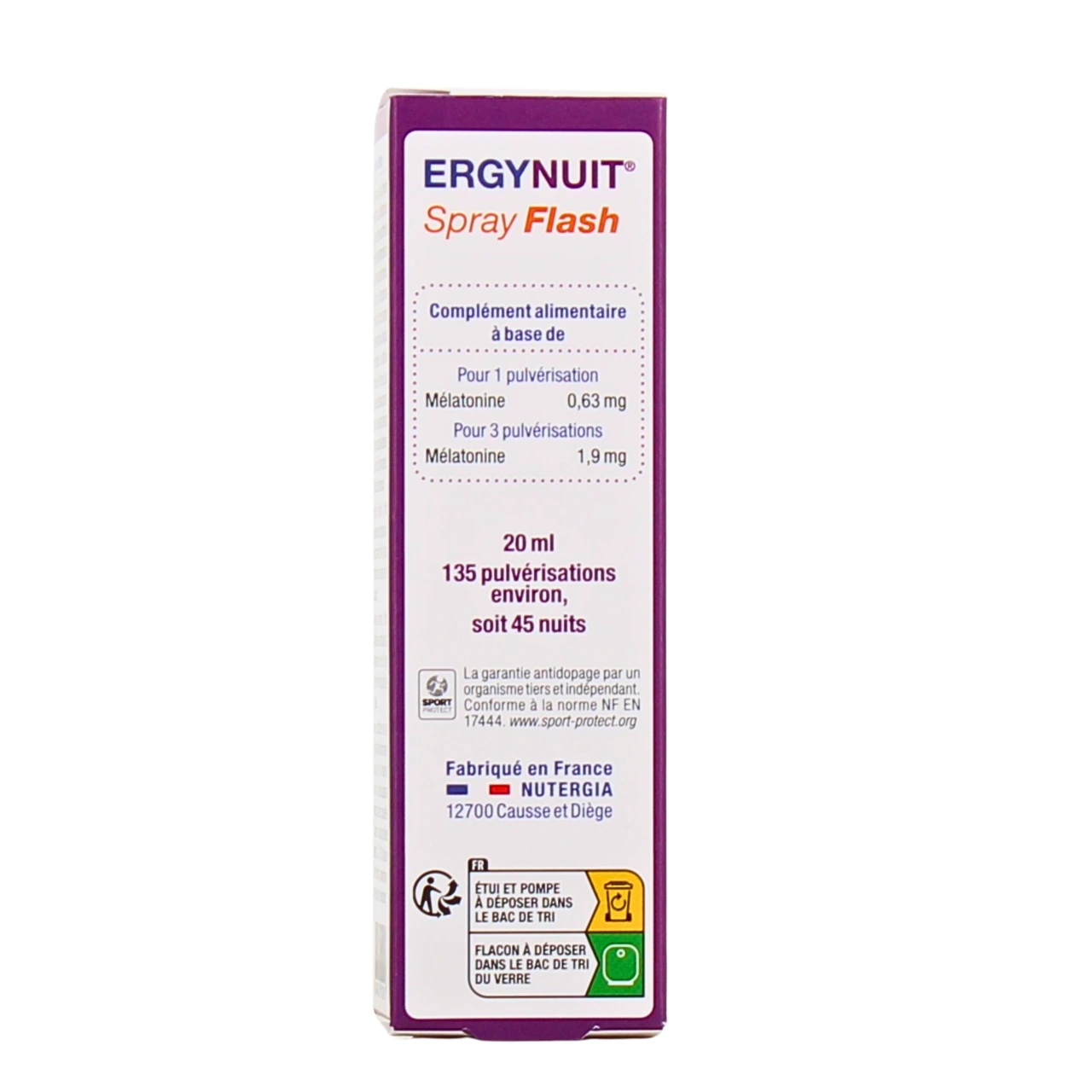 Nutergia Ergynuit Spray Flash - Vue 3