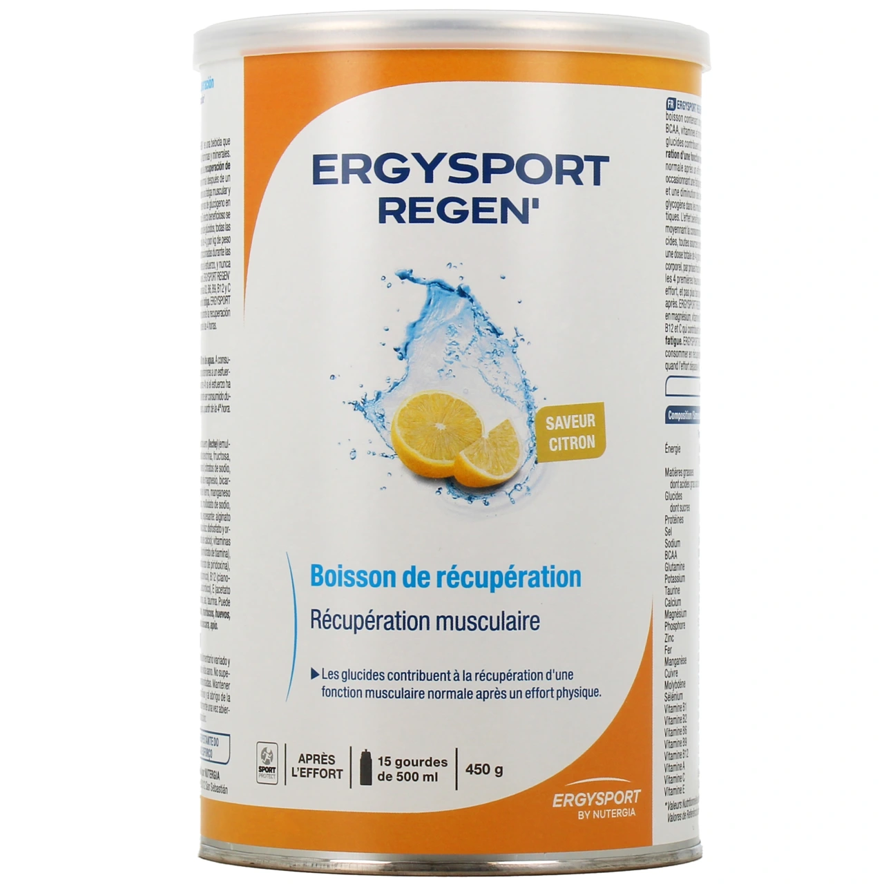 Ergysport Regen' Boisson de Récupération - Nutergia