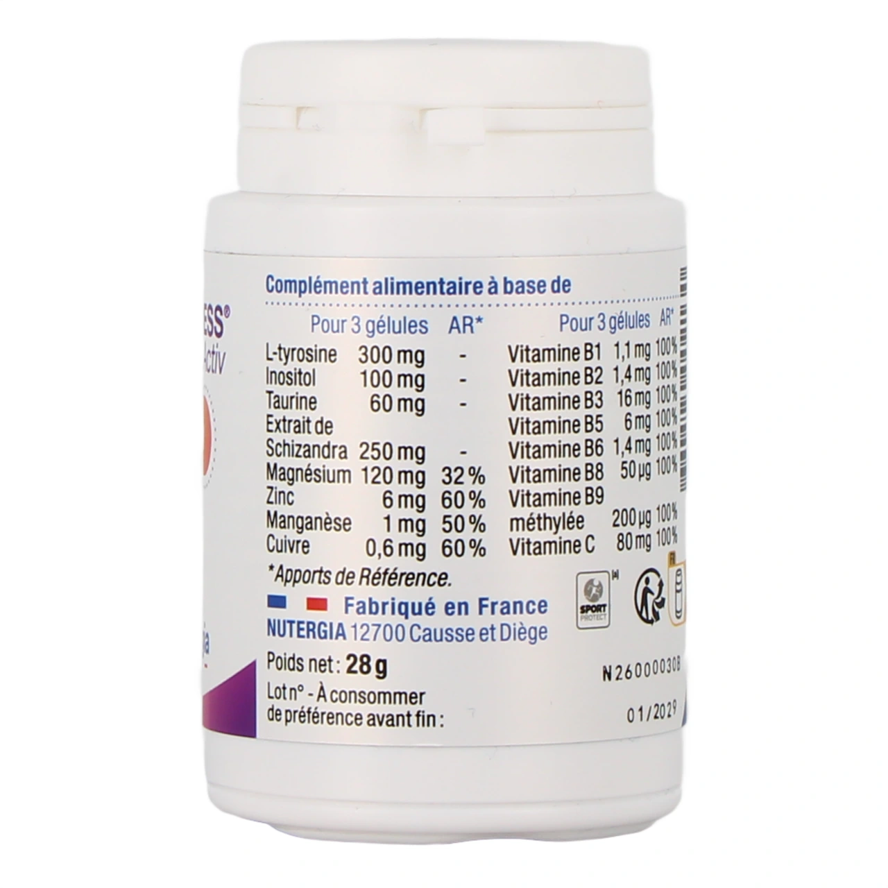 Nutergia Ergystress Activ - Vue 3