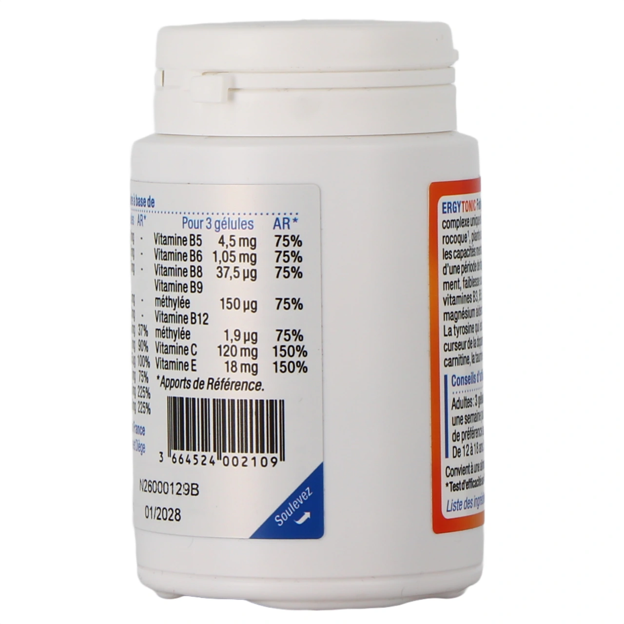 Nutergia Ergytonic Fatigue Intense - Vue 3
