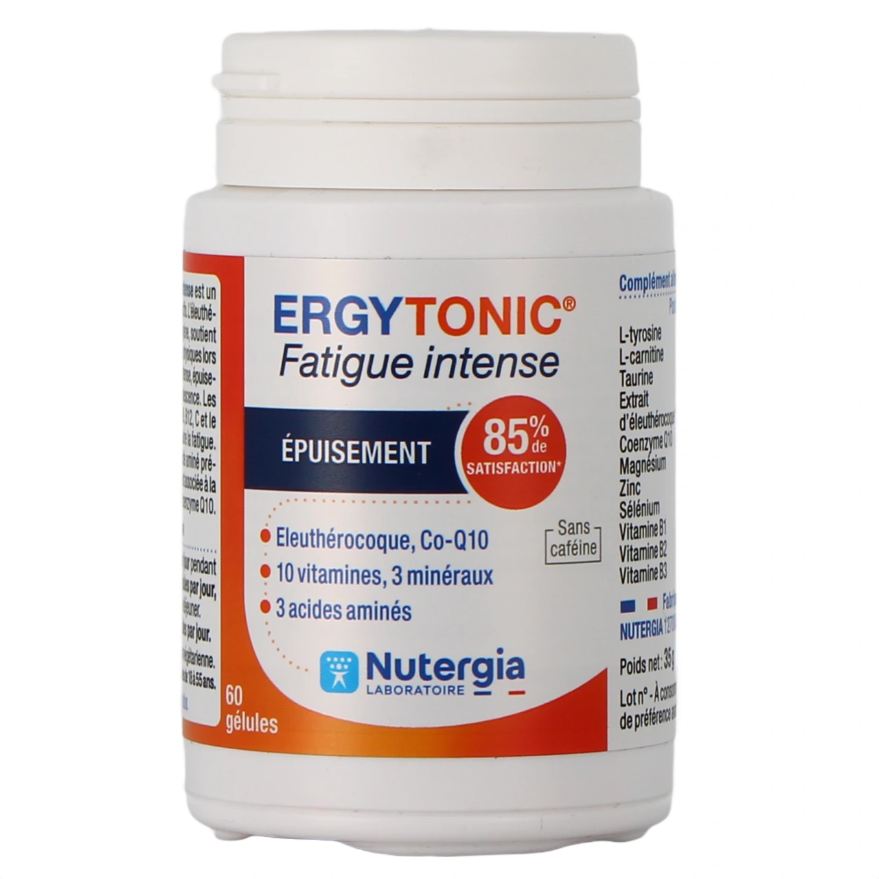 Nutergia Ergytonic Fatigue Intense - Vue 2