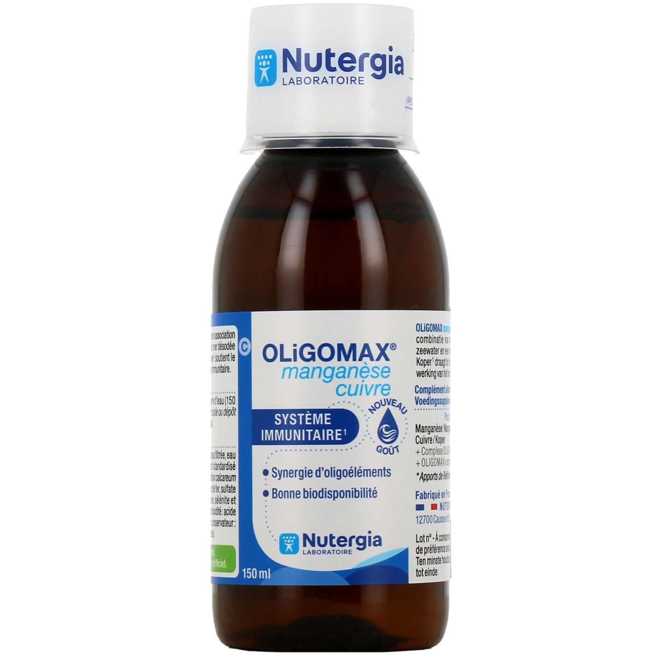 Nutergia Oligomax Manganèse Cuivre - Nutergia