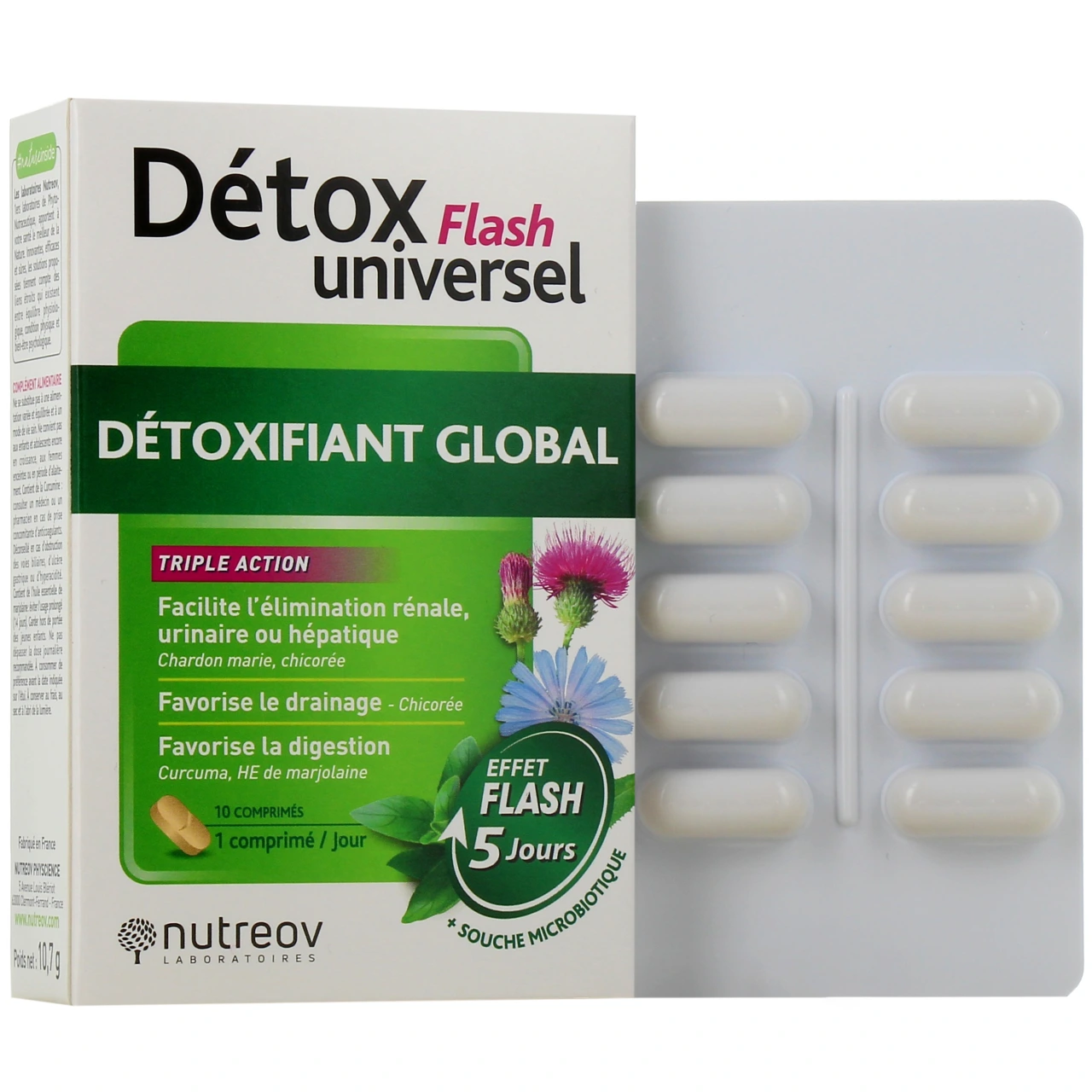Nutreov Détox Flash Universel Détoxifiant Global - Nutreov Physcience