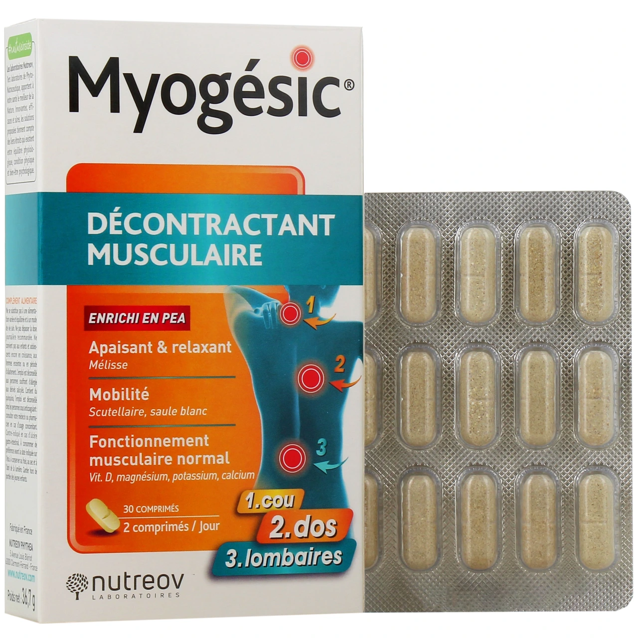 Nutreov Myogesic Décontractant Musculaire - Nutreov Physcience