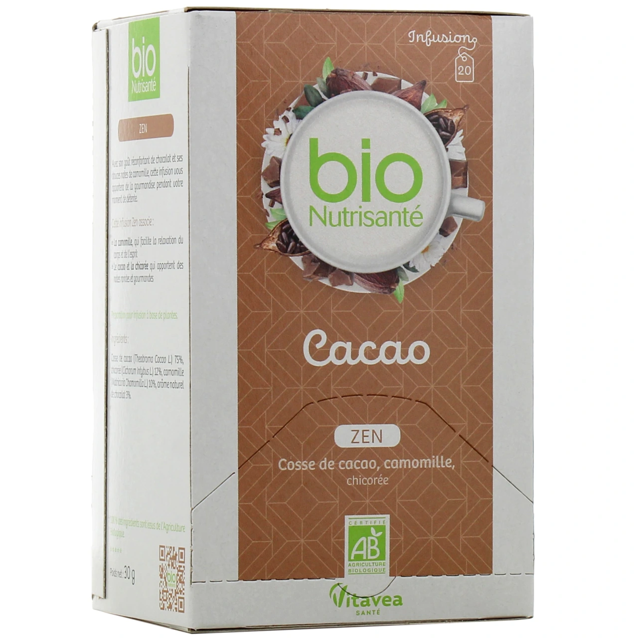 Nutrisanté Infusion Cacao - Bio Nutrisanté