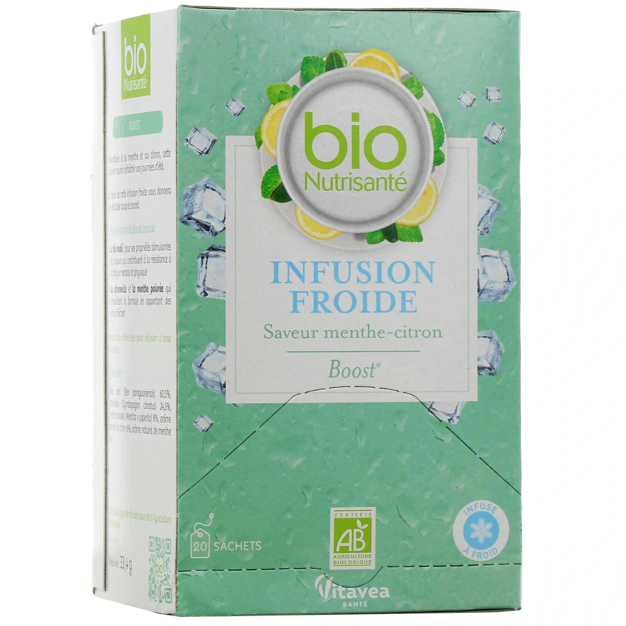 Nutrisanté Infusion Froide Boost - Bio Nutrisanté