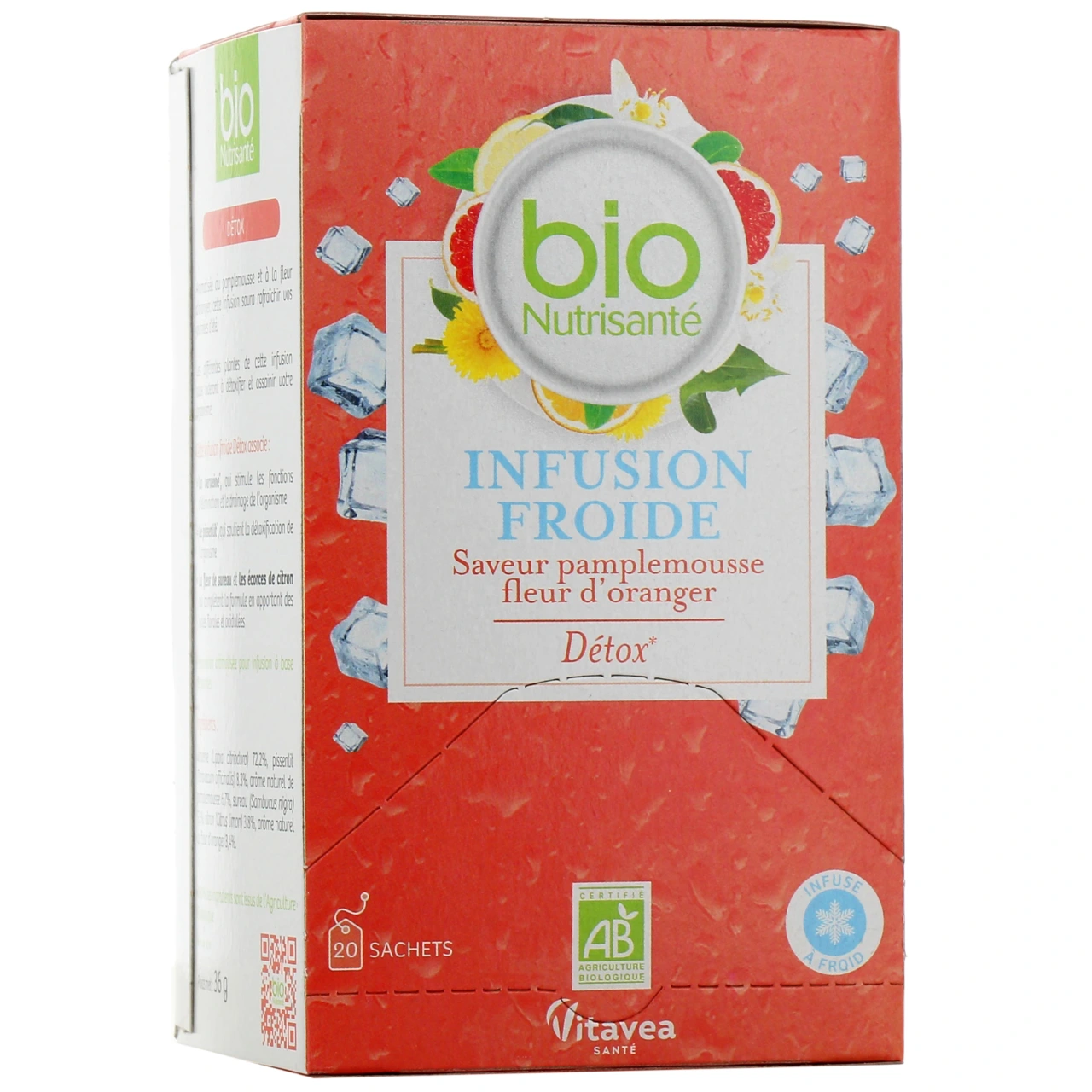 Nutrisanté Infusion Froide Détox - Bio Nutrisanté
