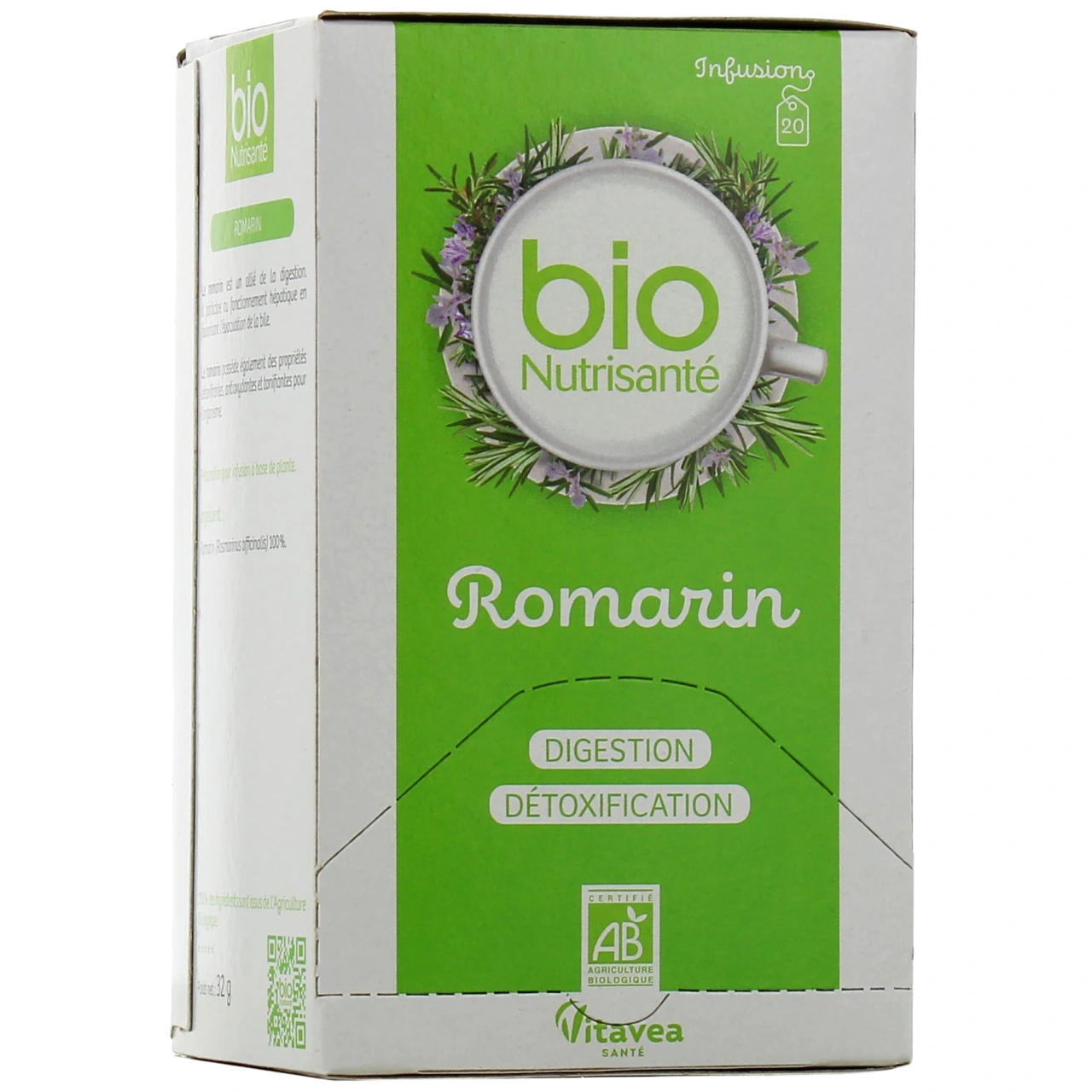 Nutrisanté Infusion Romarin - Bio Nutrisanté