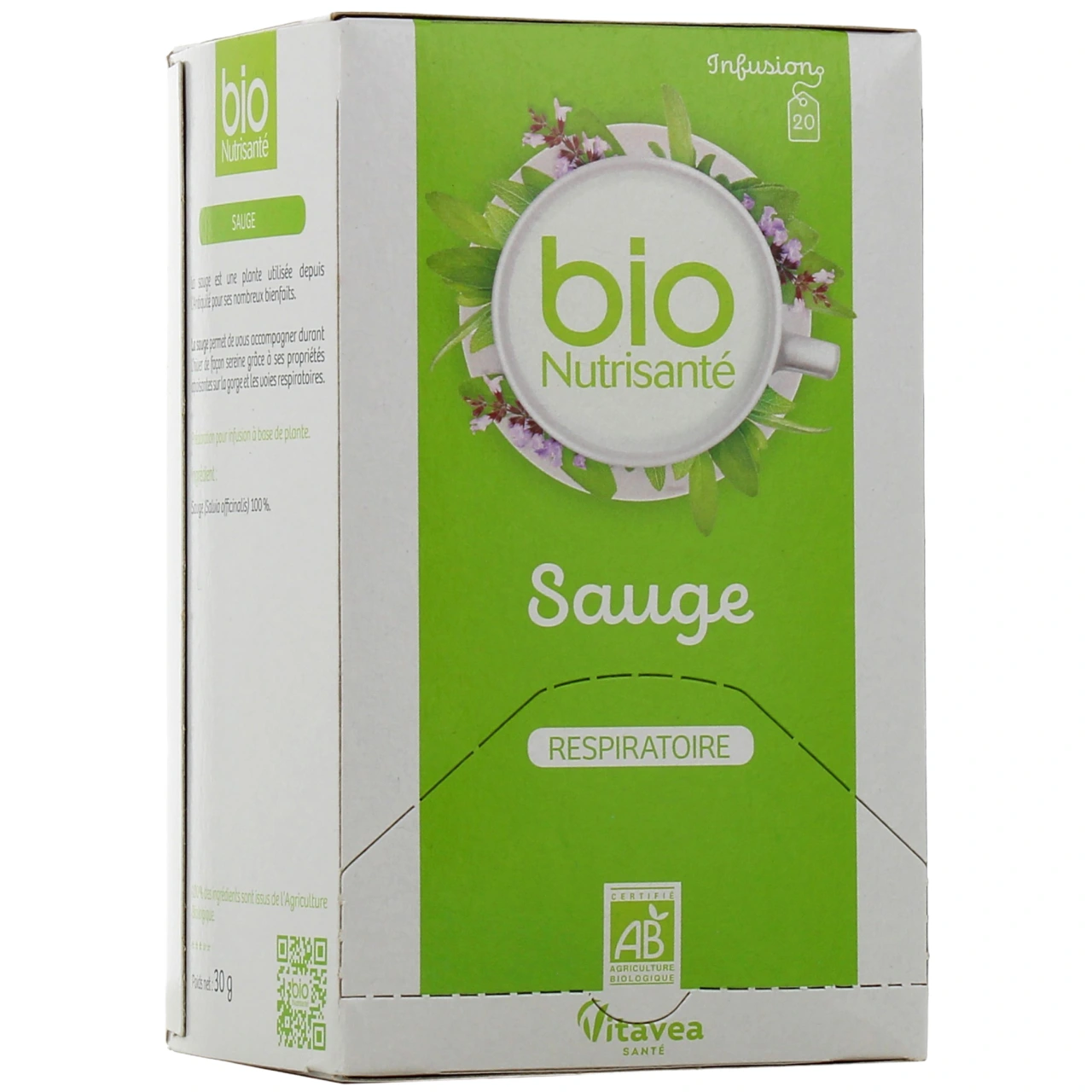 Nutrisanté Infusion Sauge Respiratoire - Bio Nutrisanté