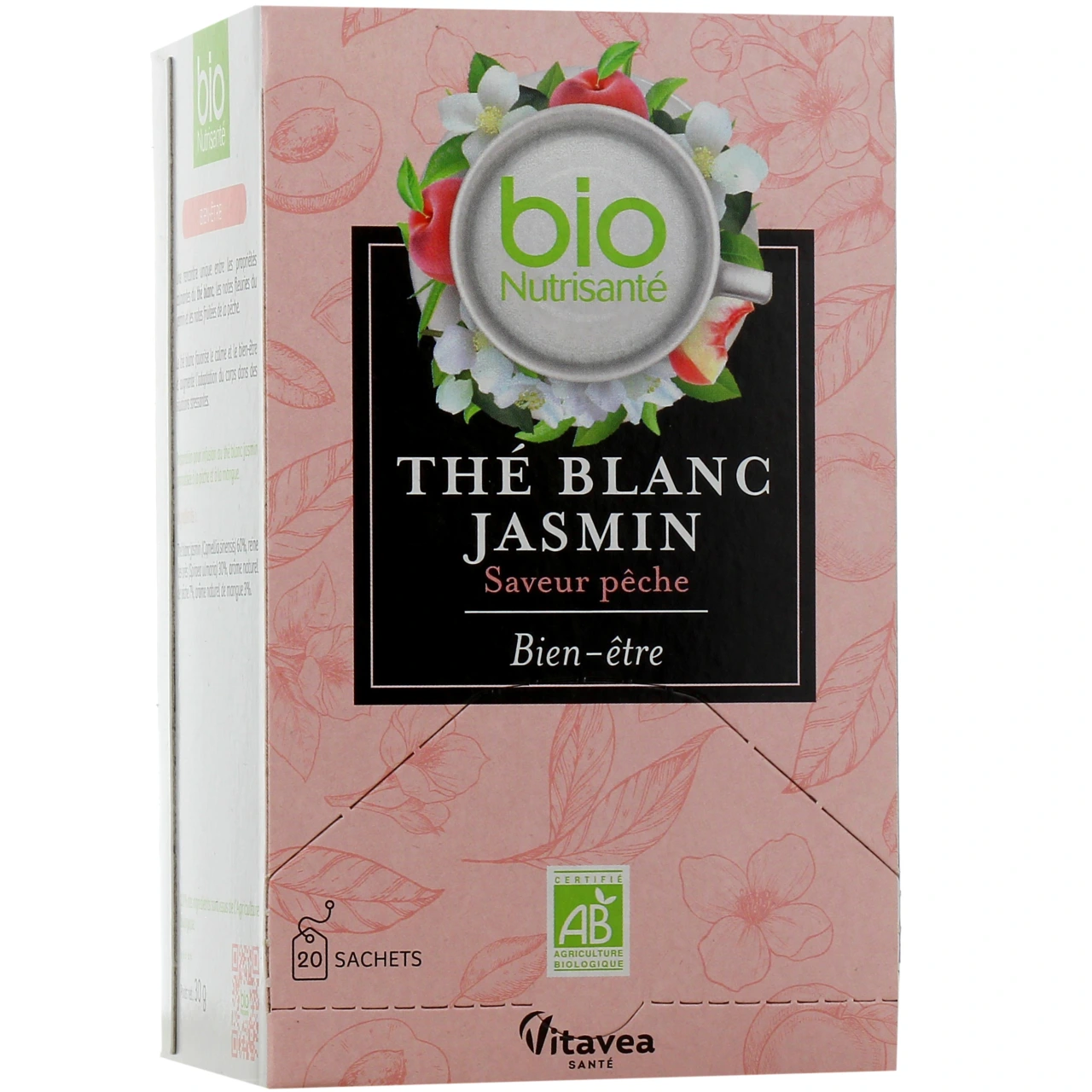 Nutrisanté Thé Blanc Jasmin Bien-Être - Bio Nutrisanté