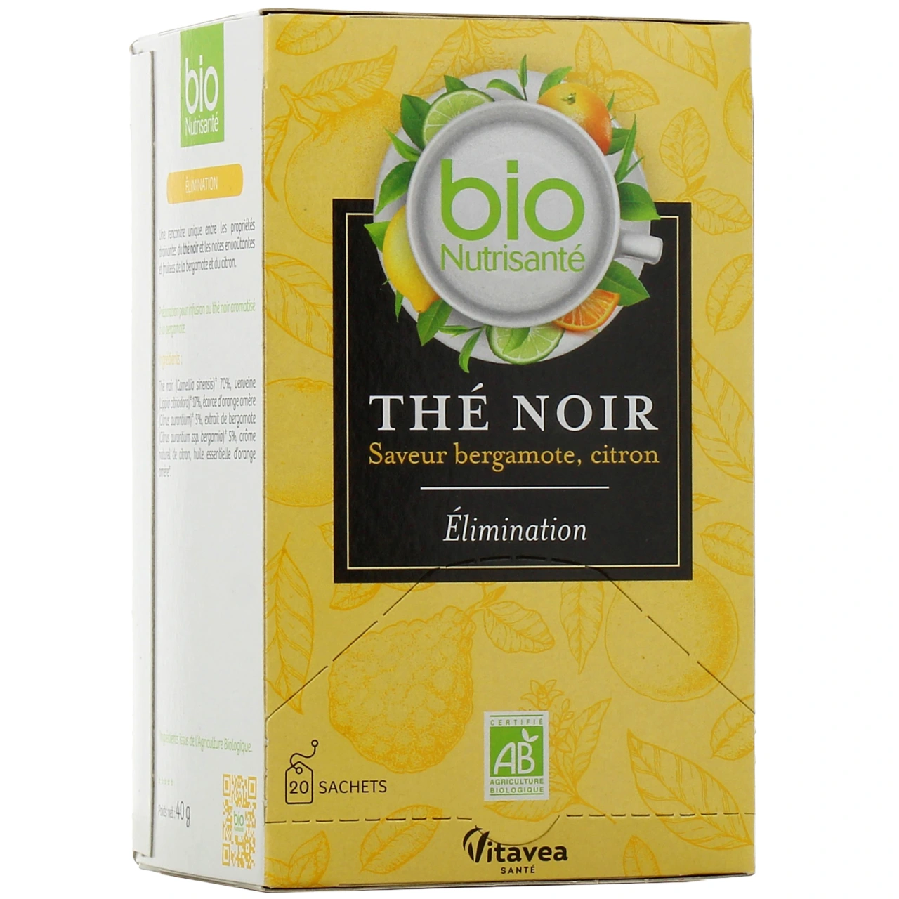 Nutrisanté Thé Noir Elimination - Bio Nutrisanté