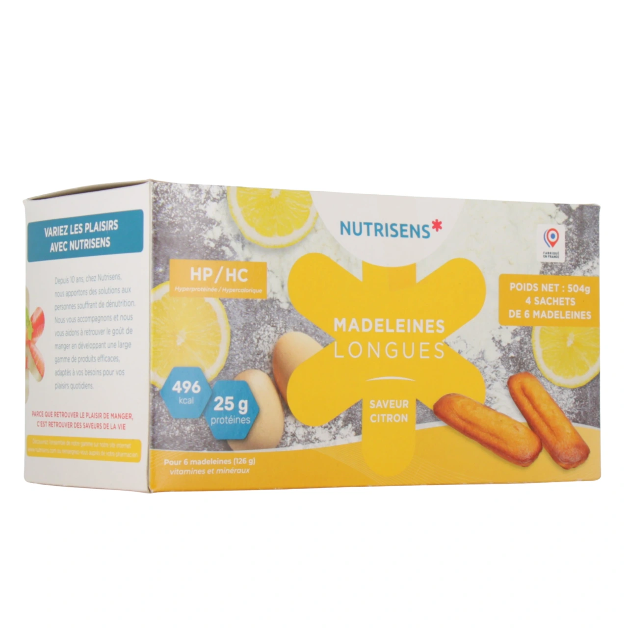 Nutrisens Madeleines Longues HP/HC - Vue 3