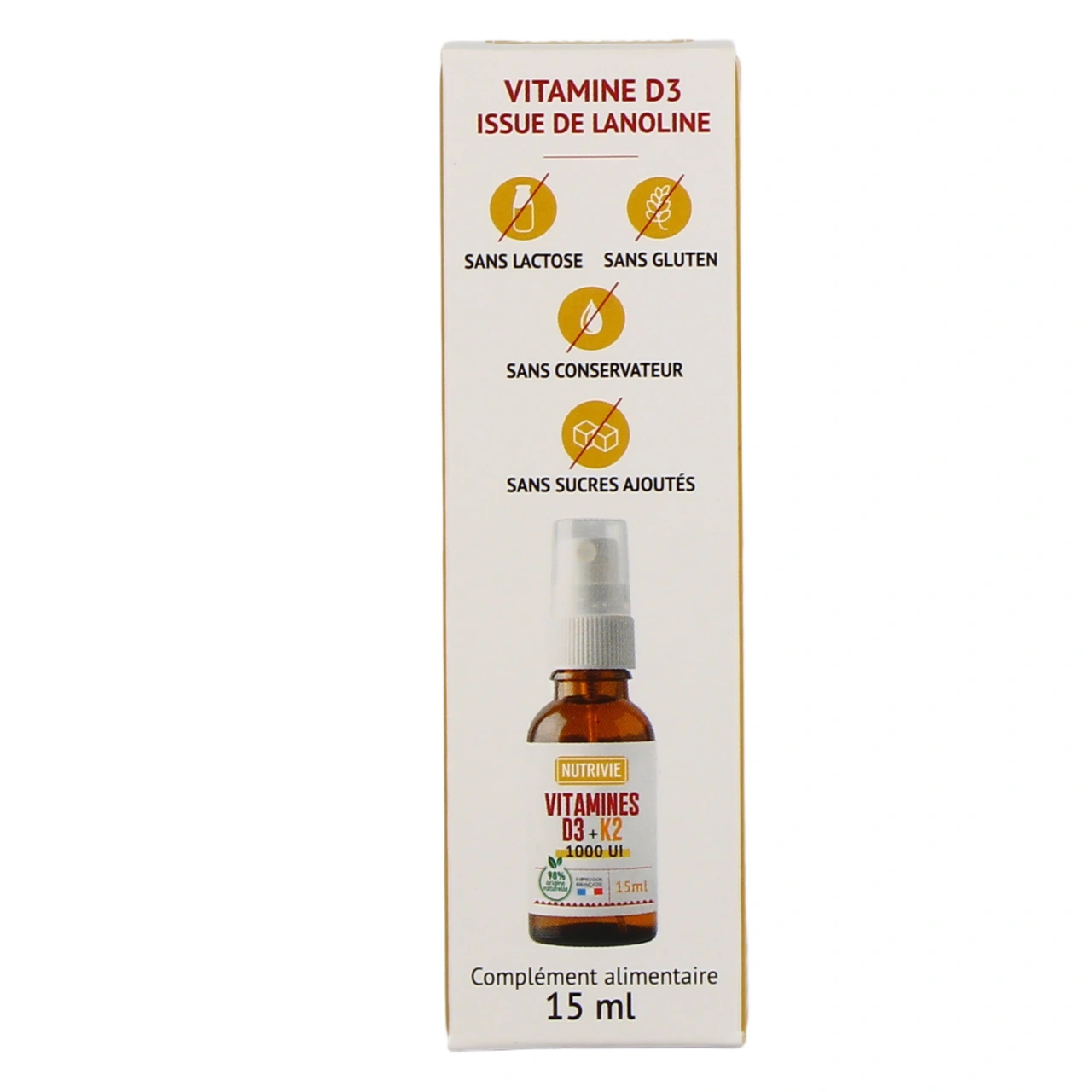 Nutrivie Vitamines D3 + K2 - Vue 3