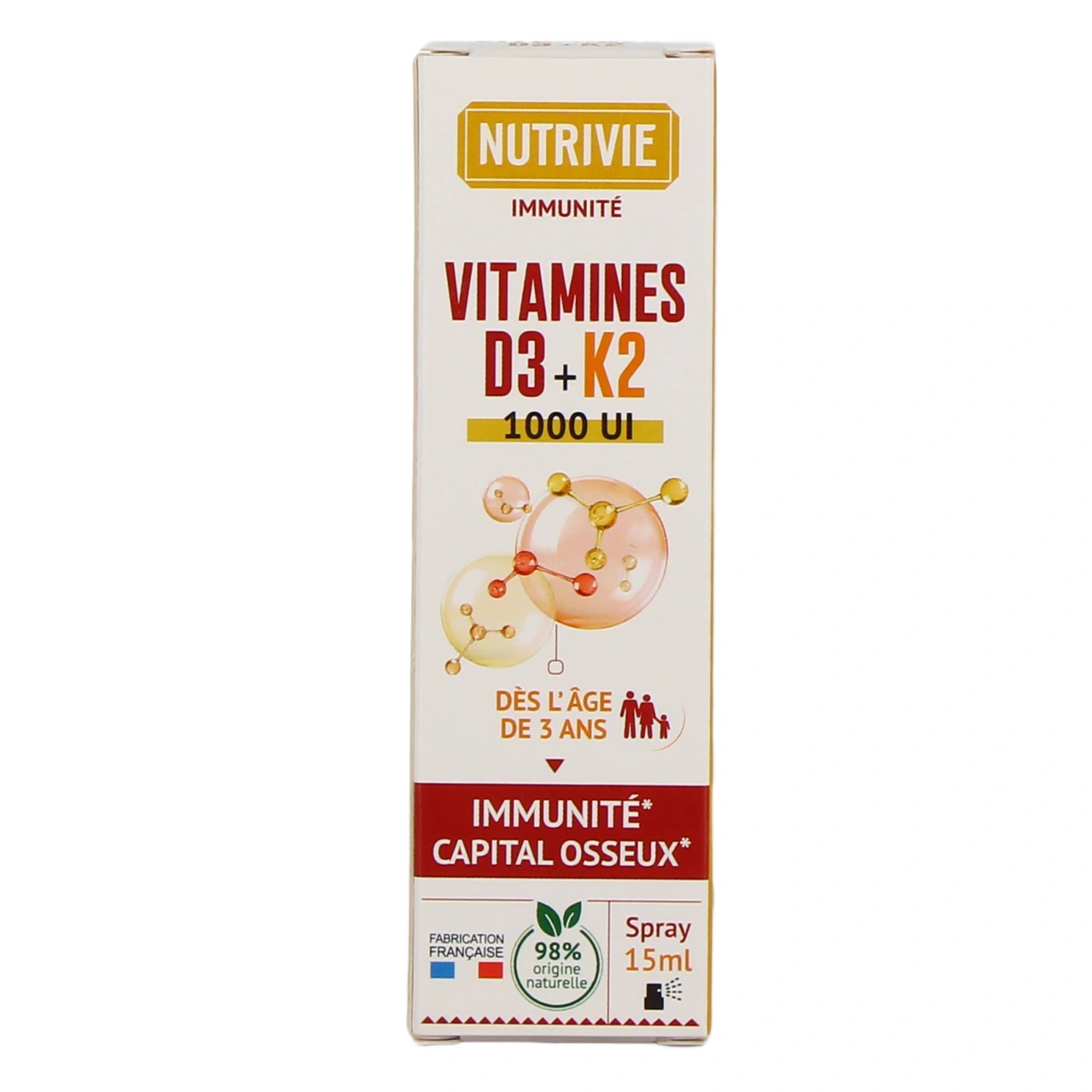 Nutrivie Vitamines D3 + K2 - Vue 2