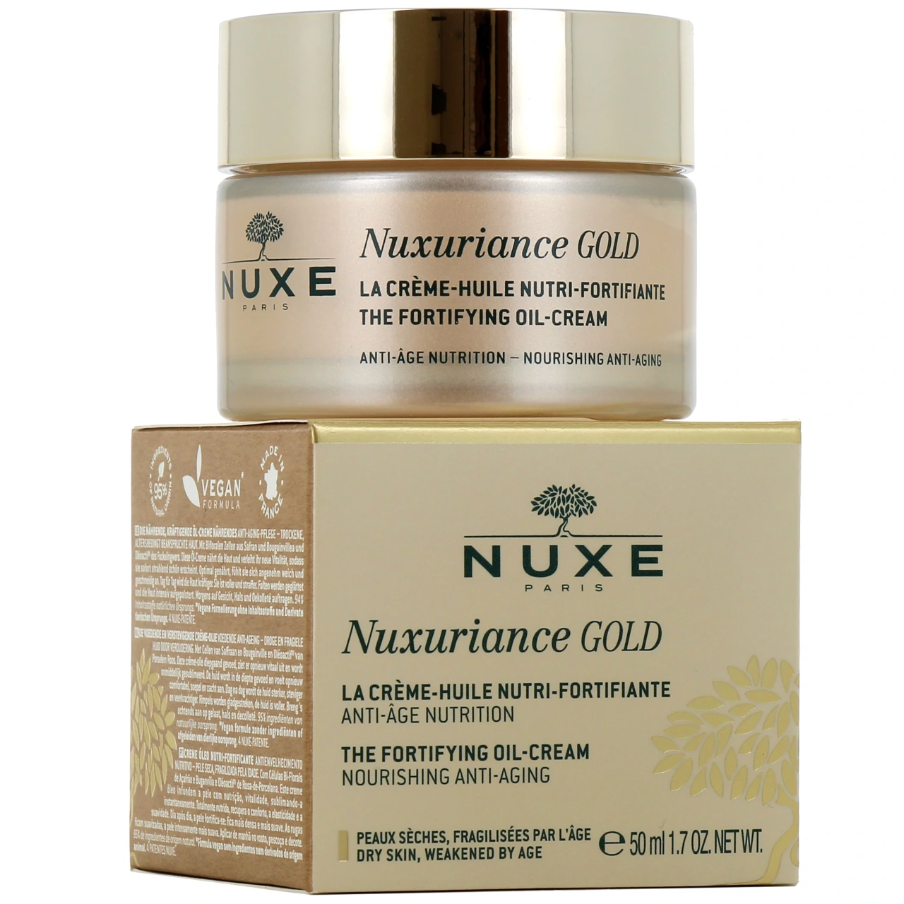 Nuxe Nuxuriance Gold Crème Huile Nutri-Fortifiante Anti-Age Absolu - Nuxe