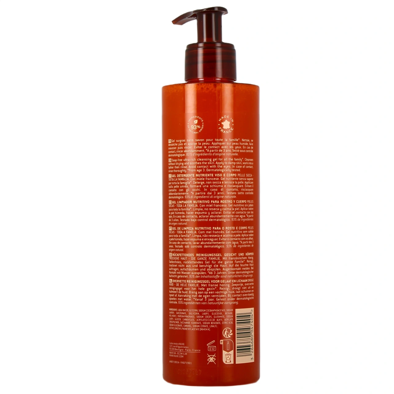 Nuxe Rêve de Miel Gel Lavant Surgras Visage et Corps - Vue 9