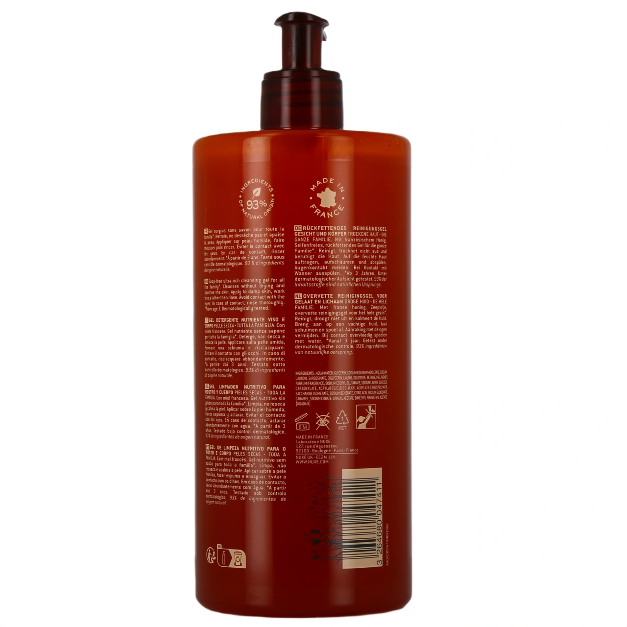 Nuxe Rêve de Miel Gel Lavant Surgras Visage et Corps - Vue 9