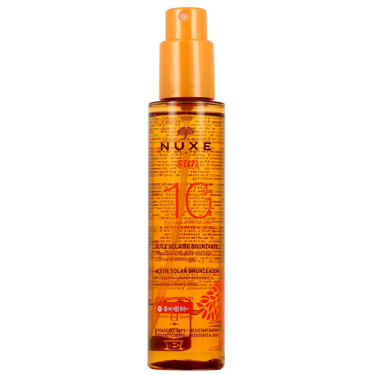 Nuxe Sun Huile Bronzante SPF 10 - Nuxe Sun
