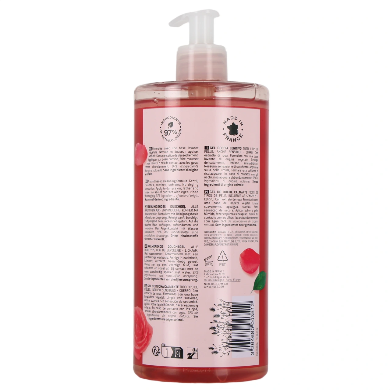 Nuxe Very Rose Gelée de Douche Apaisante - Vue 3