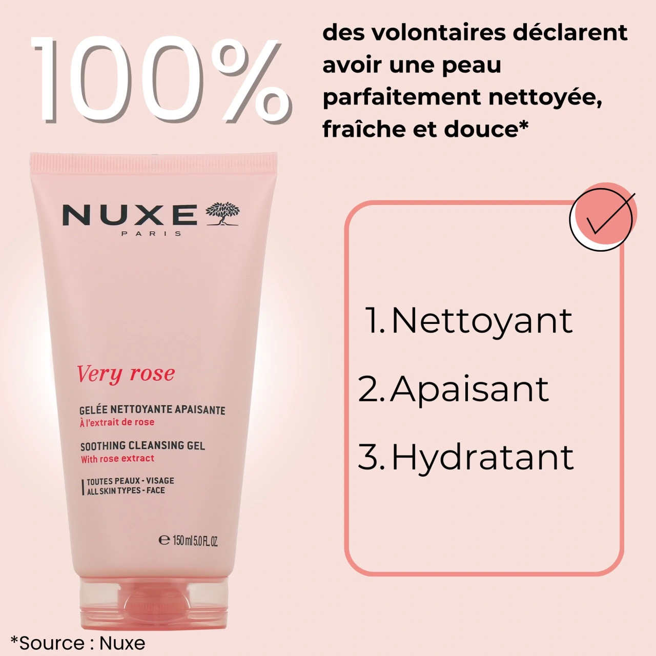 Nuxe Very Rose Gelée Nettoyante - Vue 2