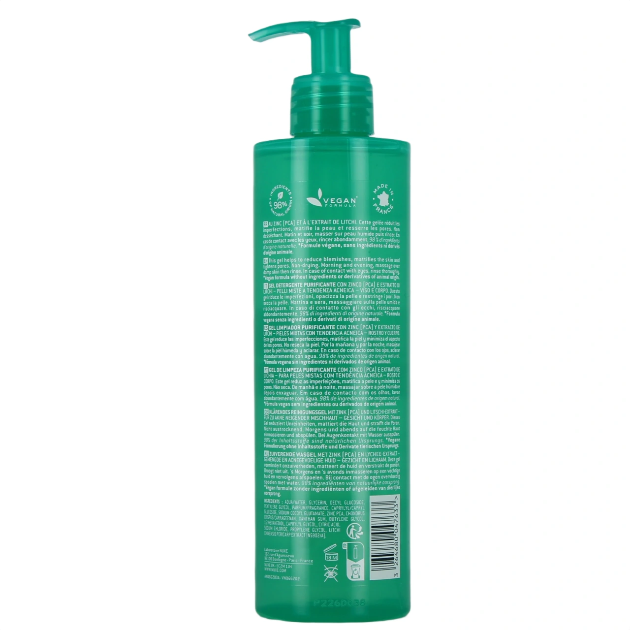 Nuxe Zinc Power Gelée Nettoyante Purifiante - Vue 6