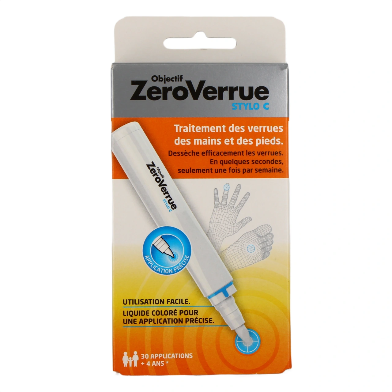 Objectif ZeroVerrue Stylo C Verrues mains et pieds - Vue 2