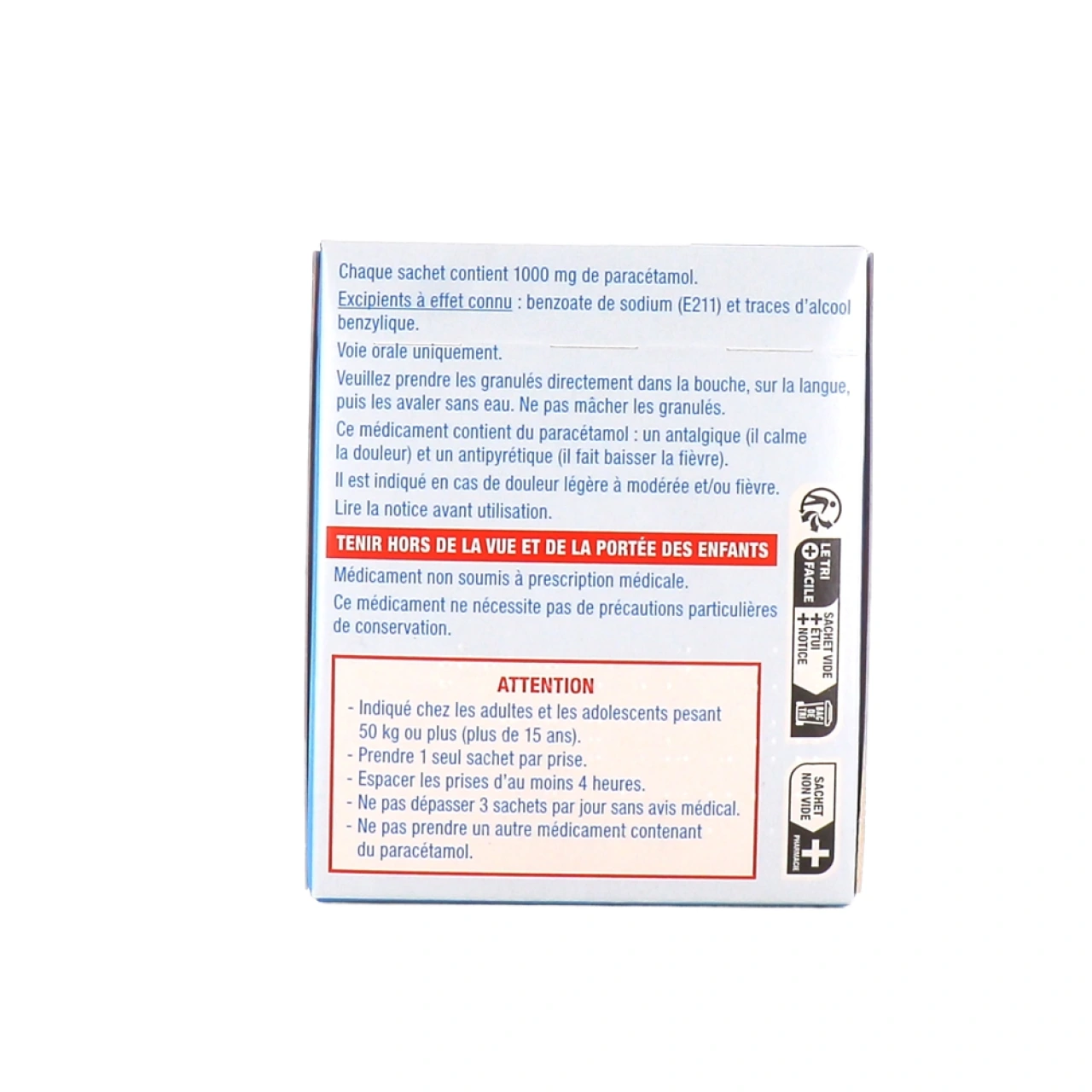 Efferalgan 1000mg - Vue 5