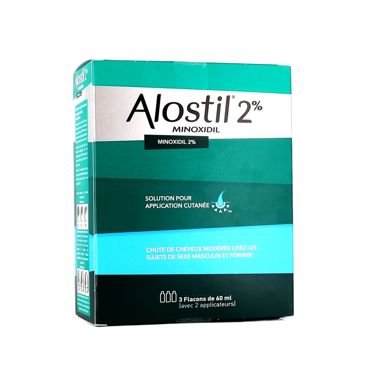 Minoxidil 2% 3x60 ml - Vue 5