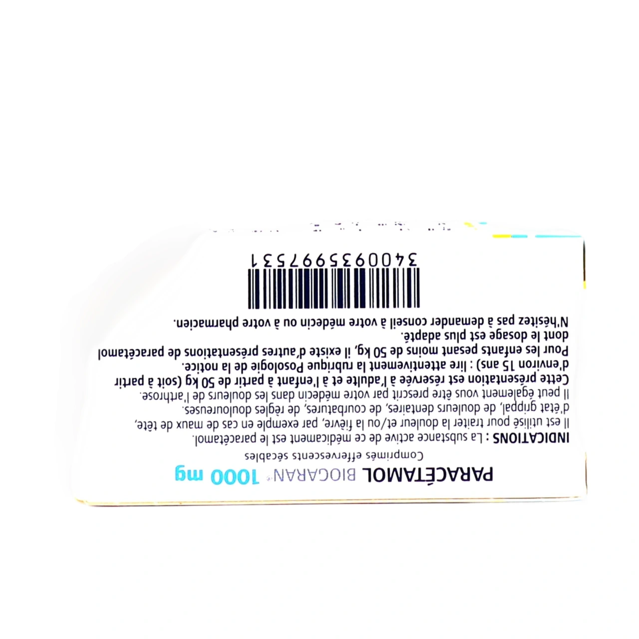Paracétamol 1g - Vue 8