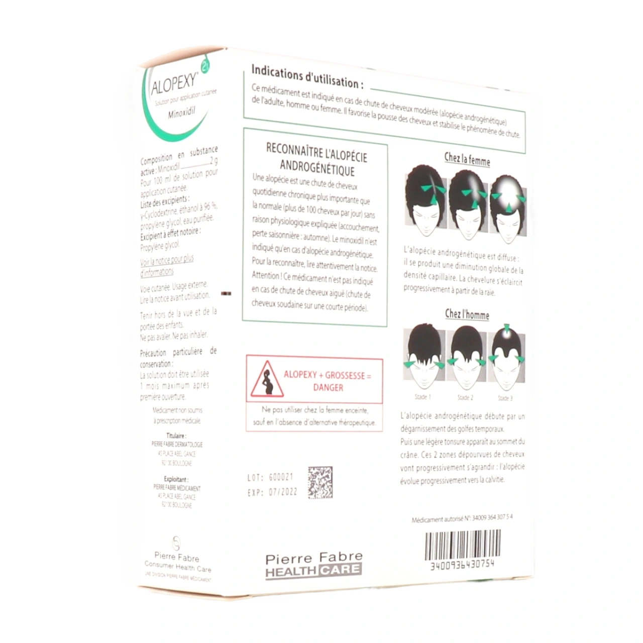 Minoxidil 2% 3x60 ml - Vue 13